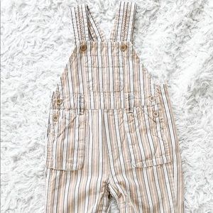 Baby Gap Boys Striped Overalls 3-6M
